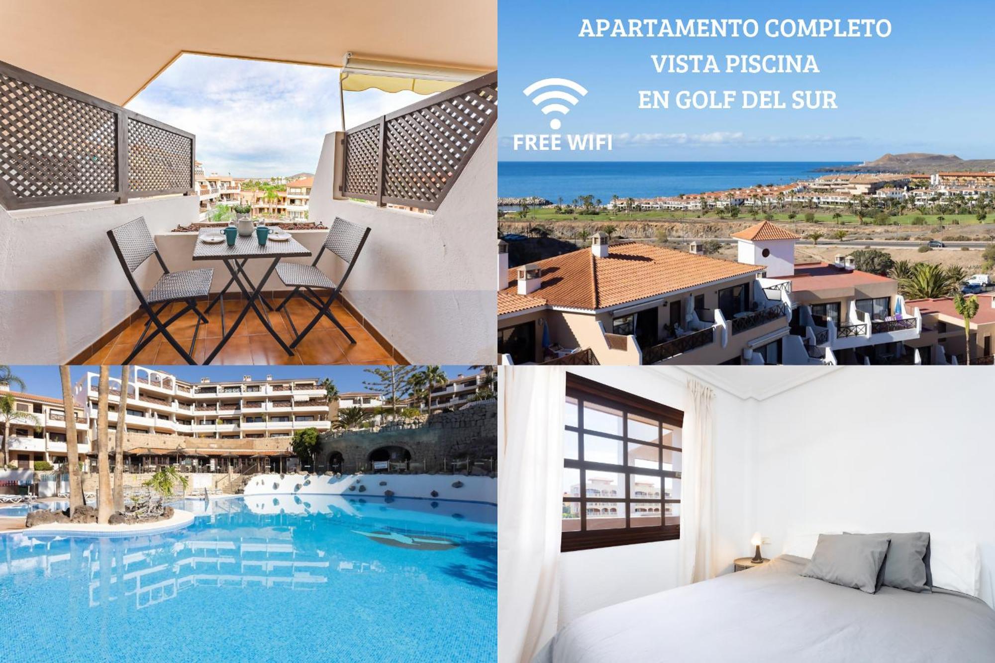 Apartamento Con Piscina Golf Del Sur San Miguel de Abona Kültér fotó